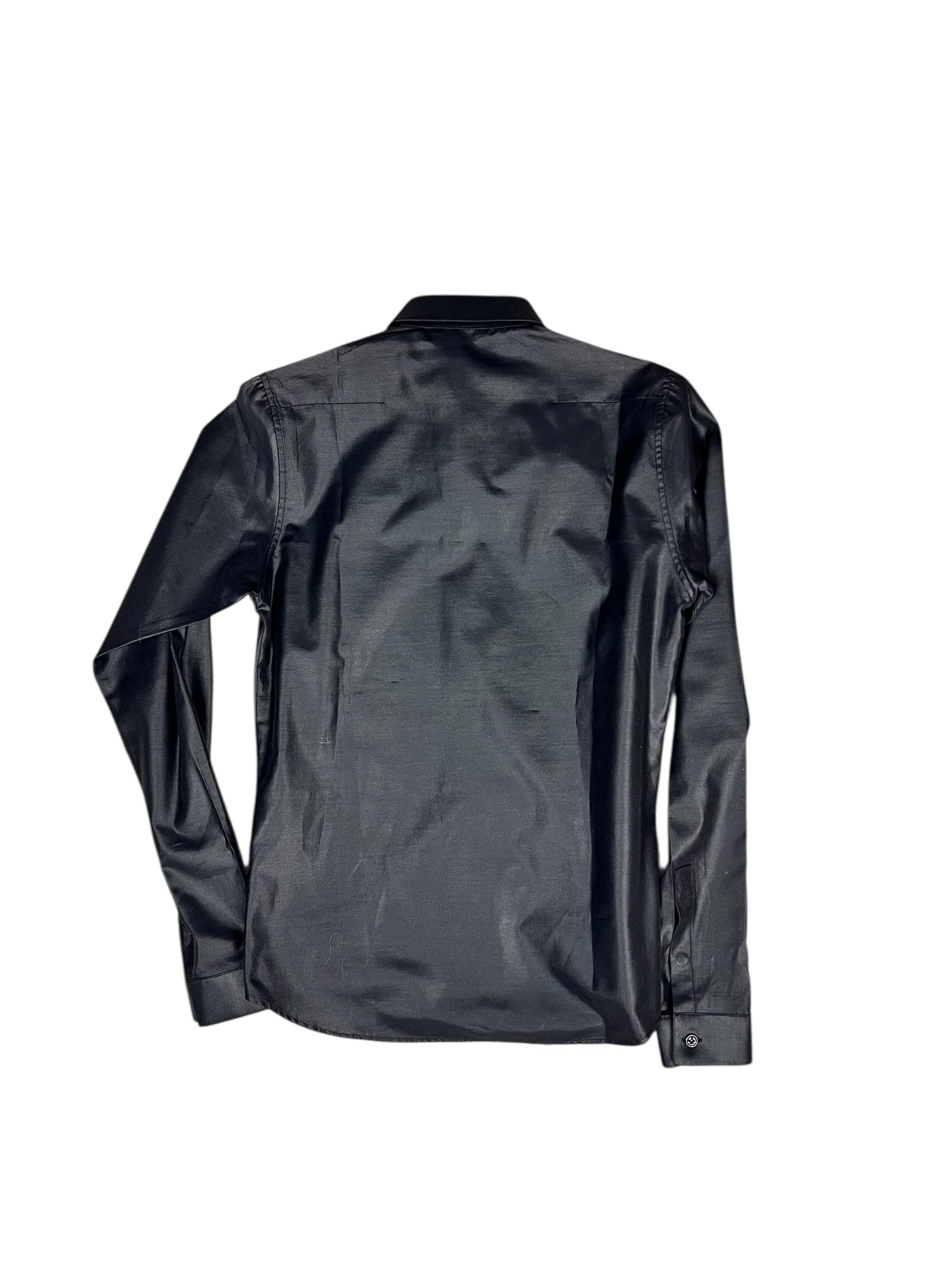 Christian Dior Bee Black Polyester Button-Up Shirt