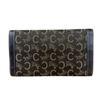 Celine Vintage Canvas Snap Trifold Wallet