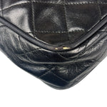 Chanel Black Diamond Stitch Camera Crossbody