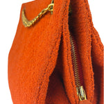 Chanel Vintage Red Quilted Tweed Shoulder Bag 1994