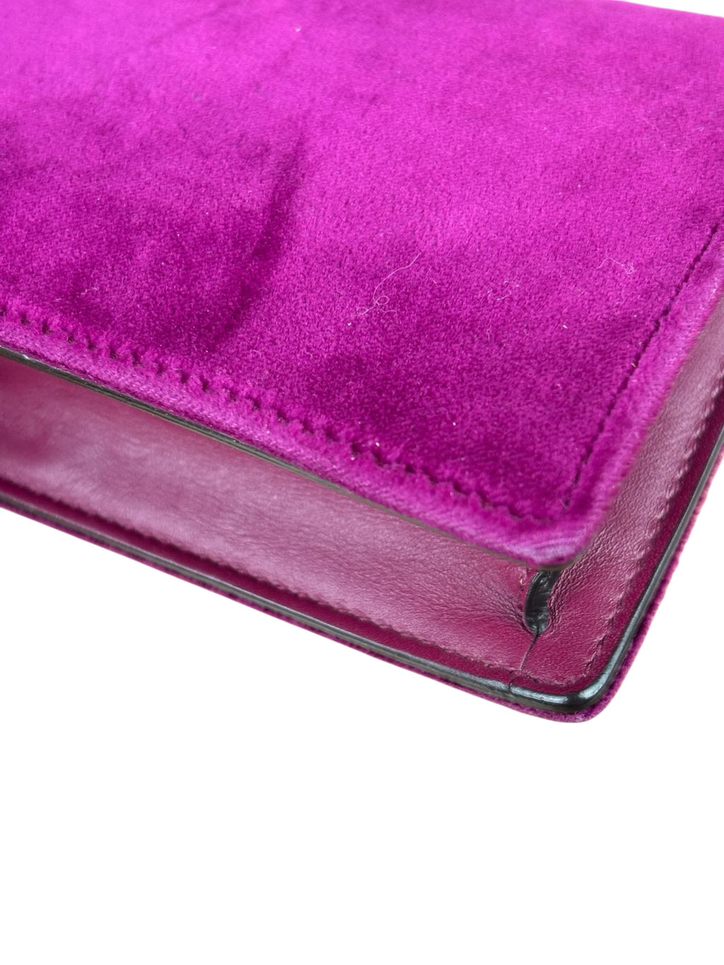 Gucci Purple Velvet Super Mini Dionysus Shoulder Bag
