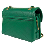Chanel Green Lambskin Shoulder Bag 2018