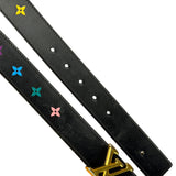 Louis Vuitton Black New Wave Belt
