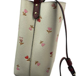 Coach Cream/Burgundy Small Town Bucket Bag