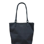 Fendi FF Black Canvas Logo Tote
