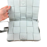 Bottega Veneta Intercciato Cassette Glacier Crossbody