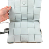Bottega Veneta Intercciato Cassette Glacier Crossbody