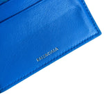 Balenciaga Blue Polka Dot Tri-Fold Wallet