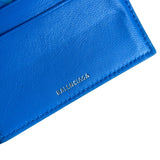 Balenciaga Blue Polka Dot Tri-Fold Wallet
