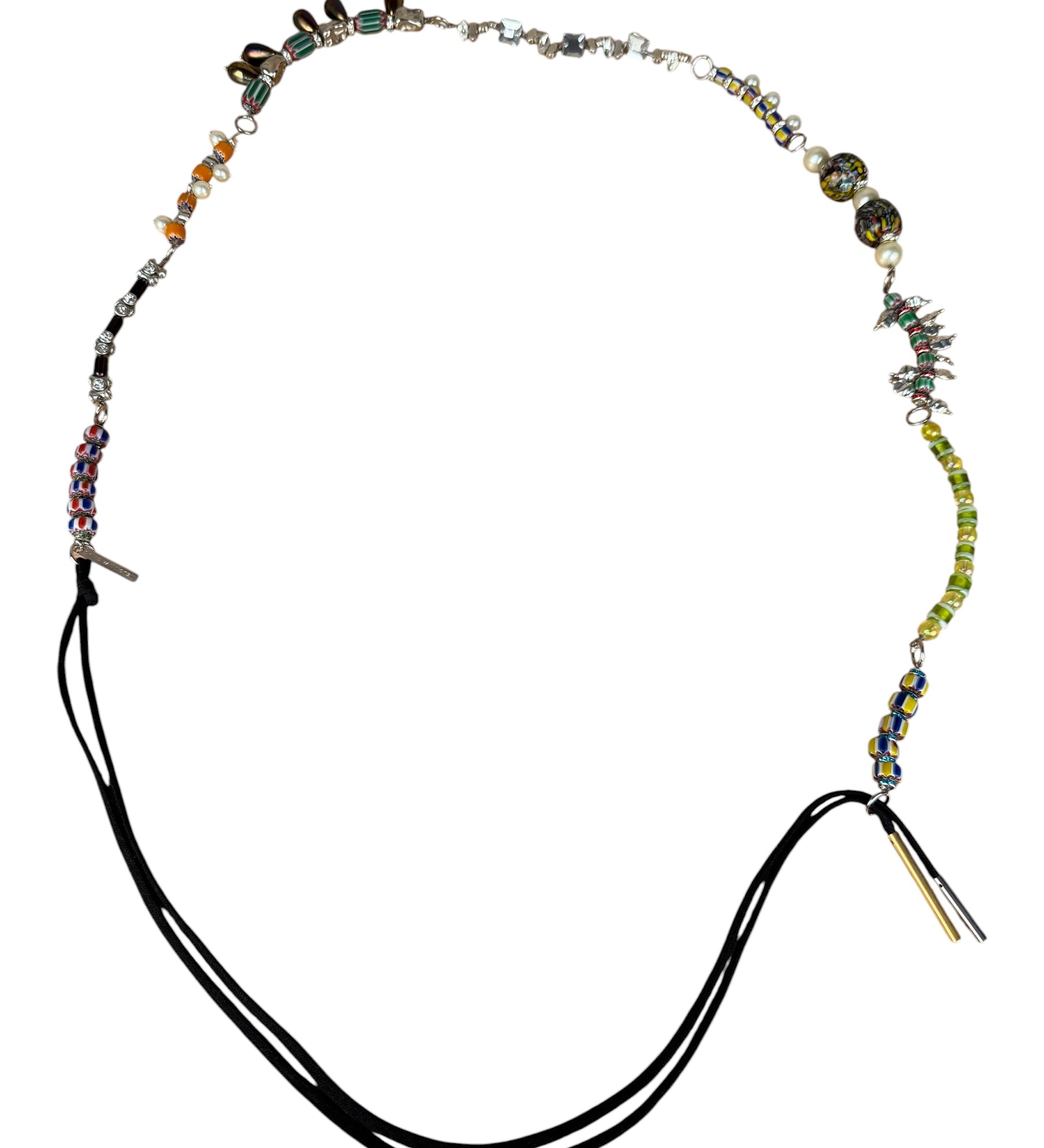 Dries Van Noten Multi-Beaded Tie Belt