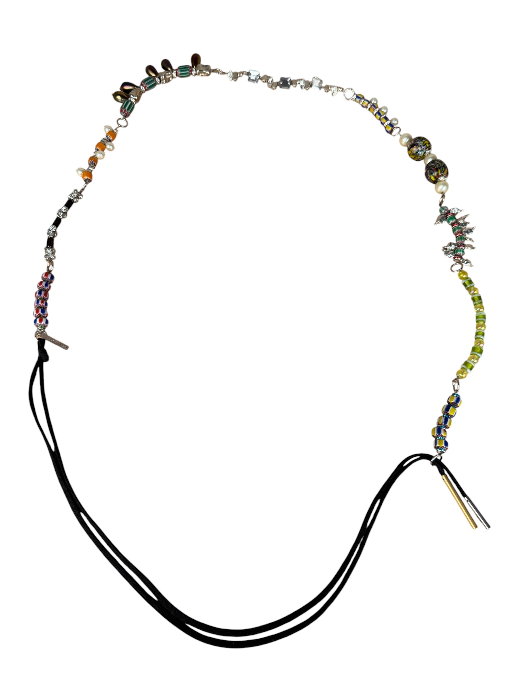 Dries Van Noten Multi-Beaded Tie Belt