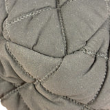 Chanel Black Quilted Satin Chain Shoulder Bag 2008