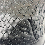 Bottega Veneta Black Intrecciato Woven Hobo Bag