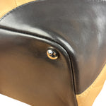 Chanel Tan Quilted Leather Ligne Cambon Tote Bag 2004