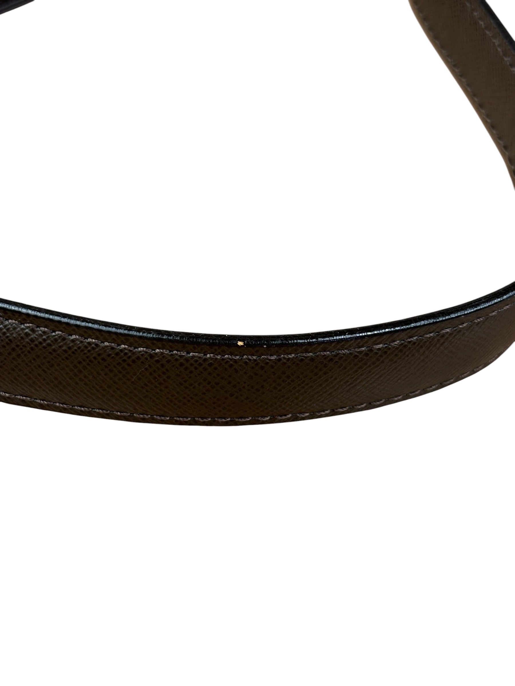 Burberry Vintage Leather Trim House Check Pochette