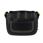Gucci Black Leather Snaffle Bit Shoulder Bag