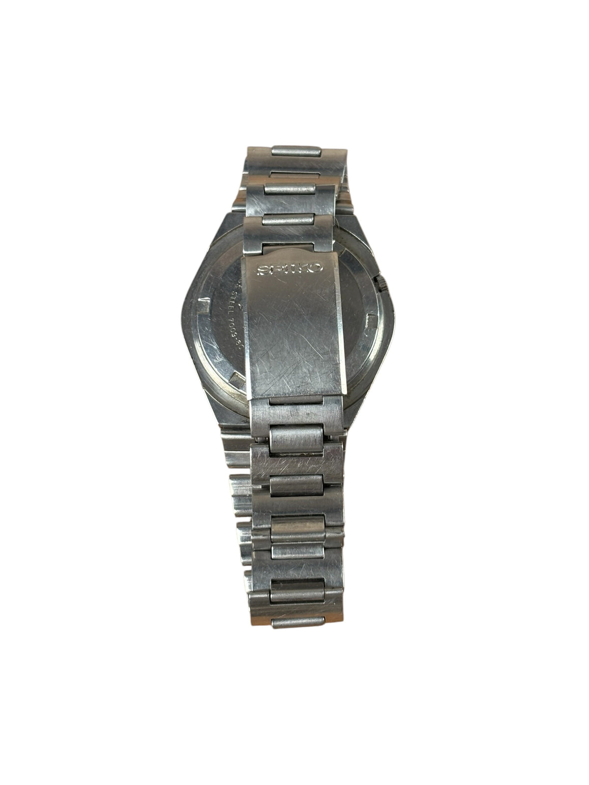Seiko Automatic Blue Day-Date Stainless Steel