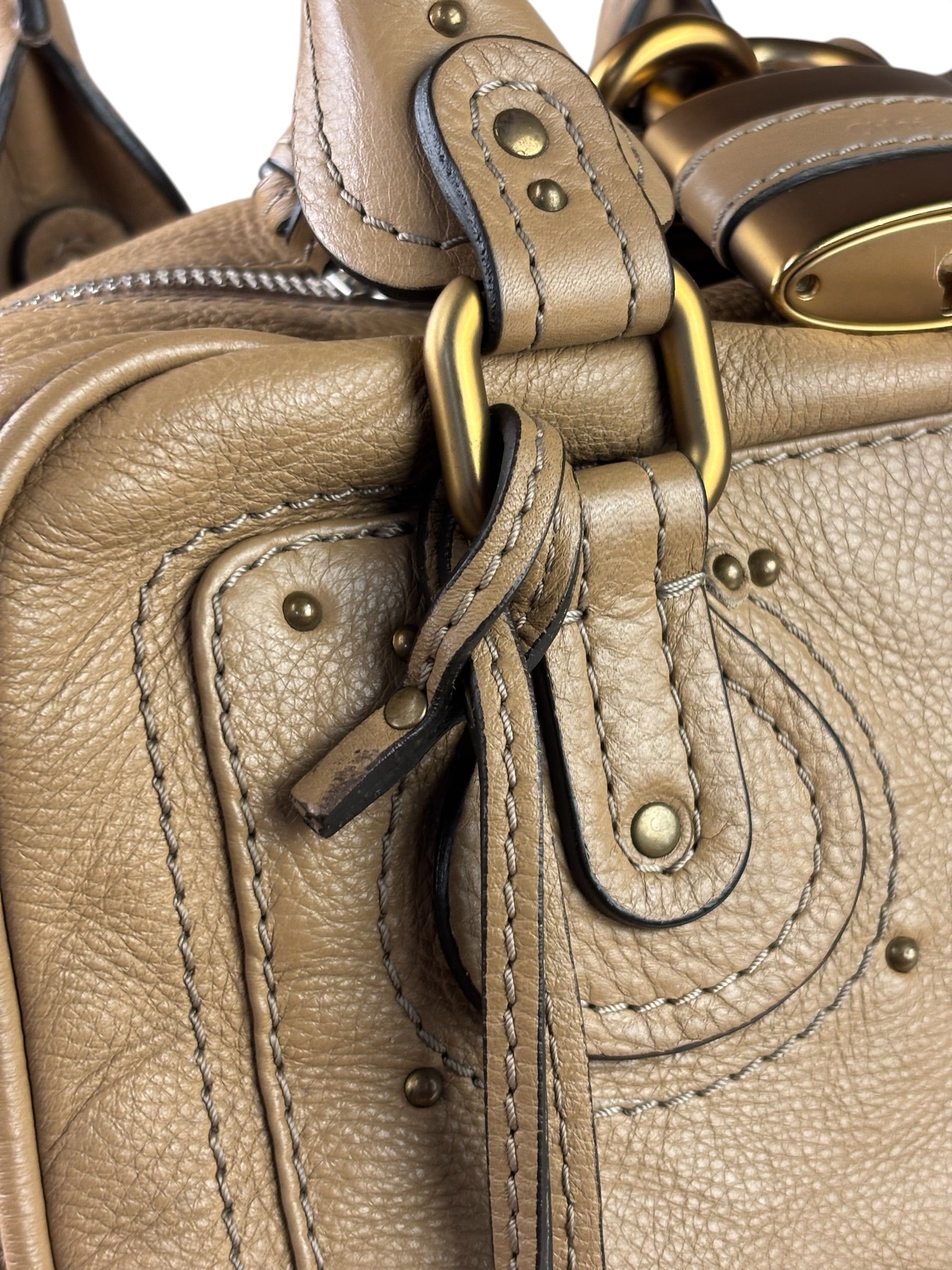 Chloe Brown Leather Paddington Shoulder Bag