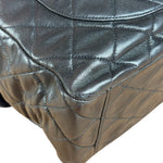Chanel Vintage Brown Leather Jumbo Flap Bag