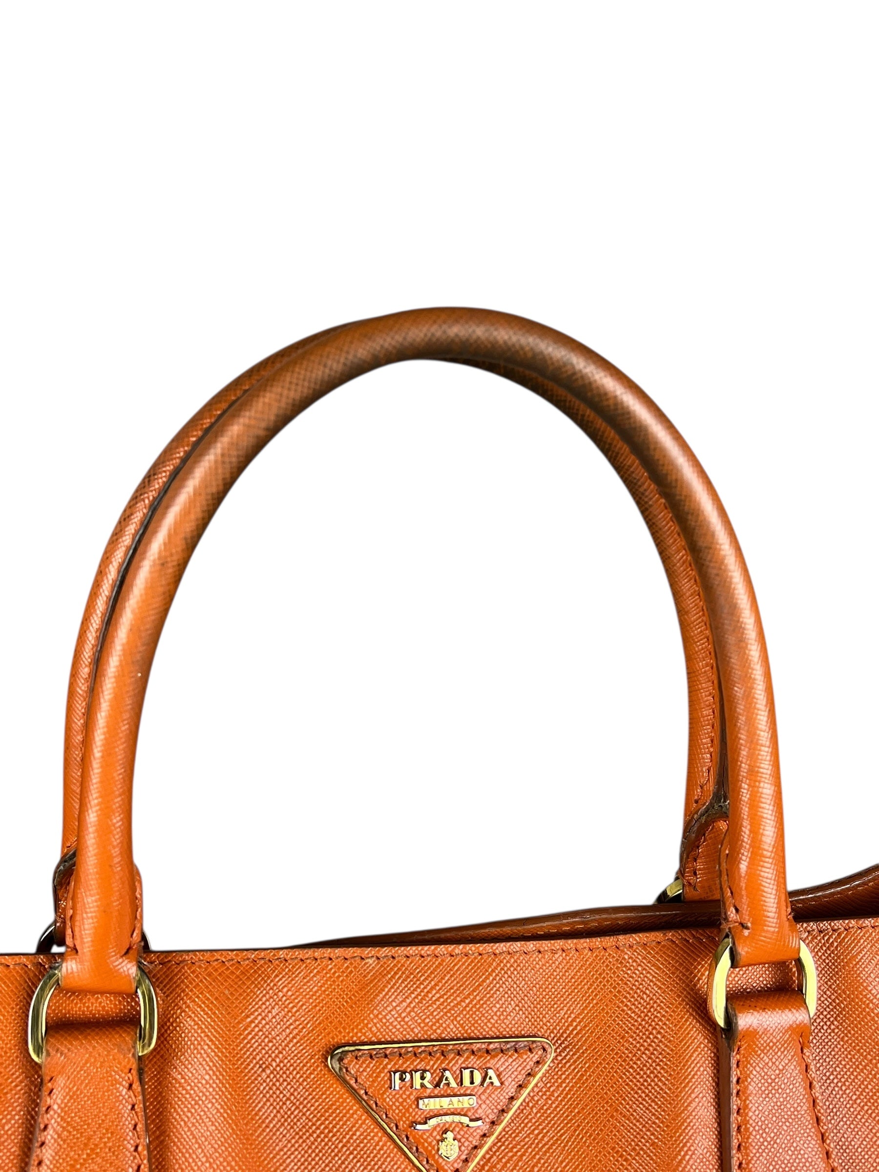 Prada Saffiano Lux Tote Orange