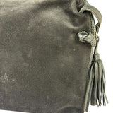 Bottega Veneta Black Suede/Leather Trim Crossbody Bag