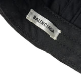 Balenciaga Black Neon Pink Logo Cap