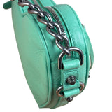 Balenciaga Green Le Cagole Heart Mini Bag