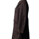 Burberry Vintage Dark Brown Waterproof Trench Coat