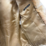 Vintage Light Brown Nice Claup Co.Ltd Rabbit Fur Coat