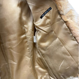 Vintage Light Brown Nice Claup Co.Ltd Rabbit Fur Coat