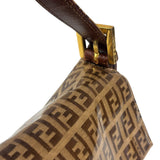 Fendi Brown PVC Zucca Baguette