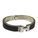 Hermes H Black/Palladium Clic Bracelet