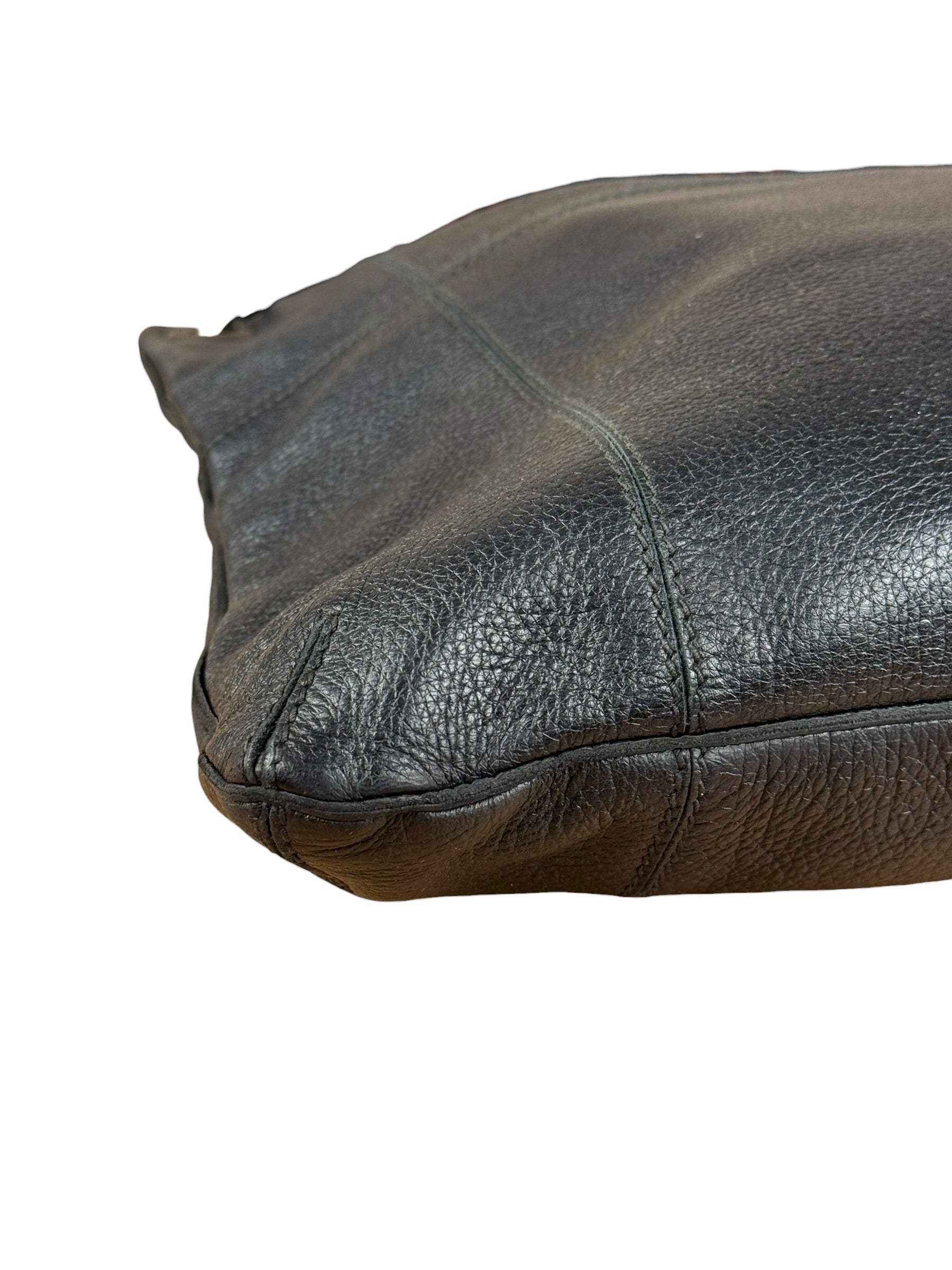 Bottega Veneta Black Cervo Hobo Bag