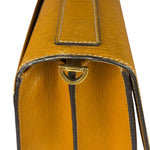 Salvatote Ferragamo Brown Leather Flap Briefcase