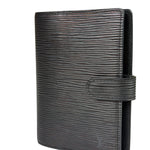 Louis Vuitton Black EPI Leather Agenda MM