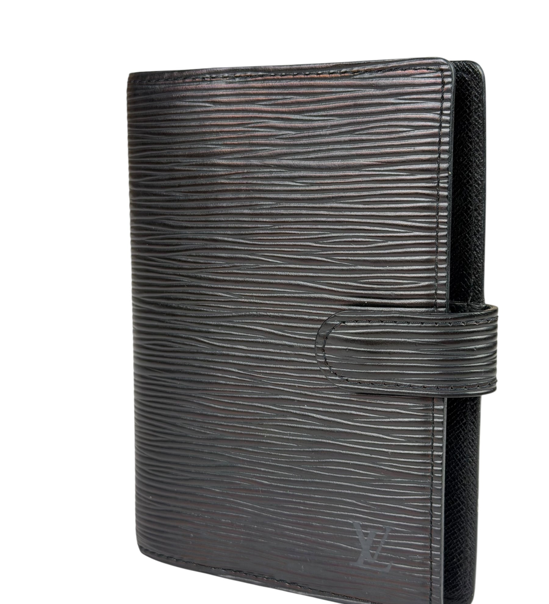 Louis Vuitton Black EPI Leather Agenda MM