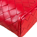 Bottega Veneta Red Intrecciato Leather Crossbody Bag