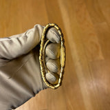 Fendi Gold Plated Rectangular Champagne Dial