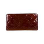 Louis Vuitton Monogram Vernis Long Wallet Amarante
