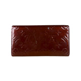 Louis Vuitton Monogram Vernis Long Wallet Amarante