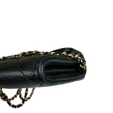 Chanel Black Caviar Quilted Card Holder 2019