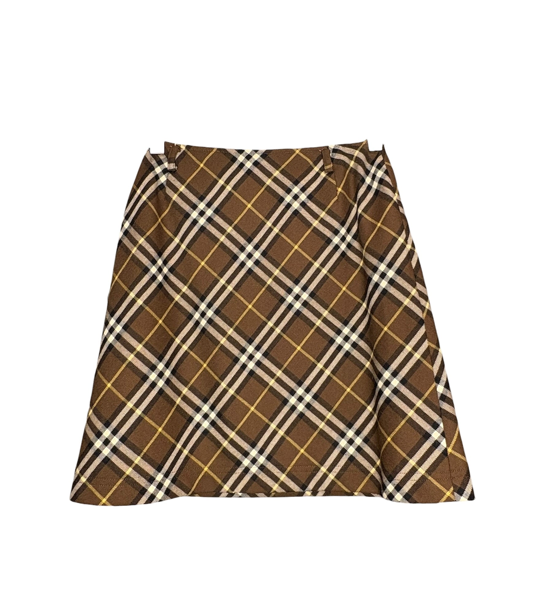 Burberry Vintage Brown Nova Check Skirt