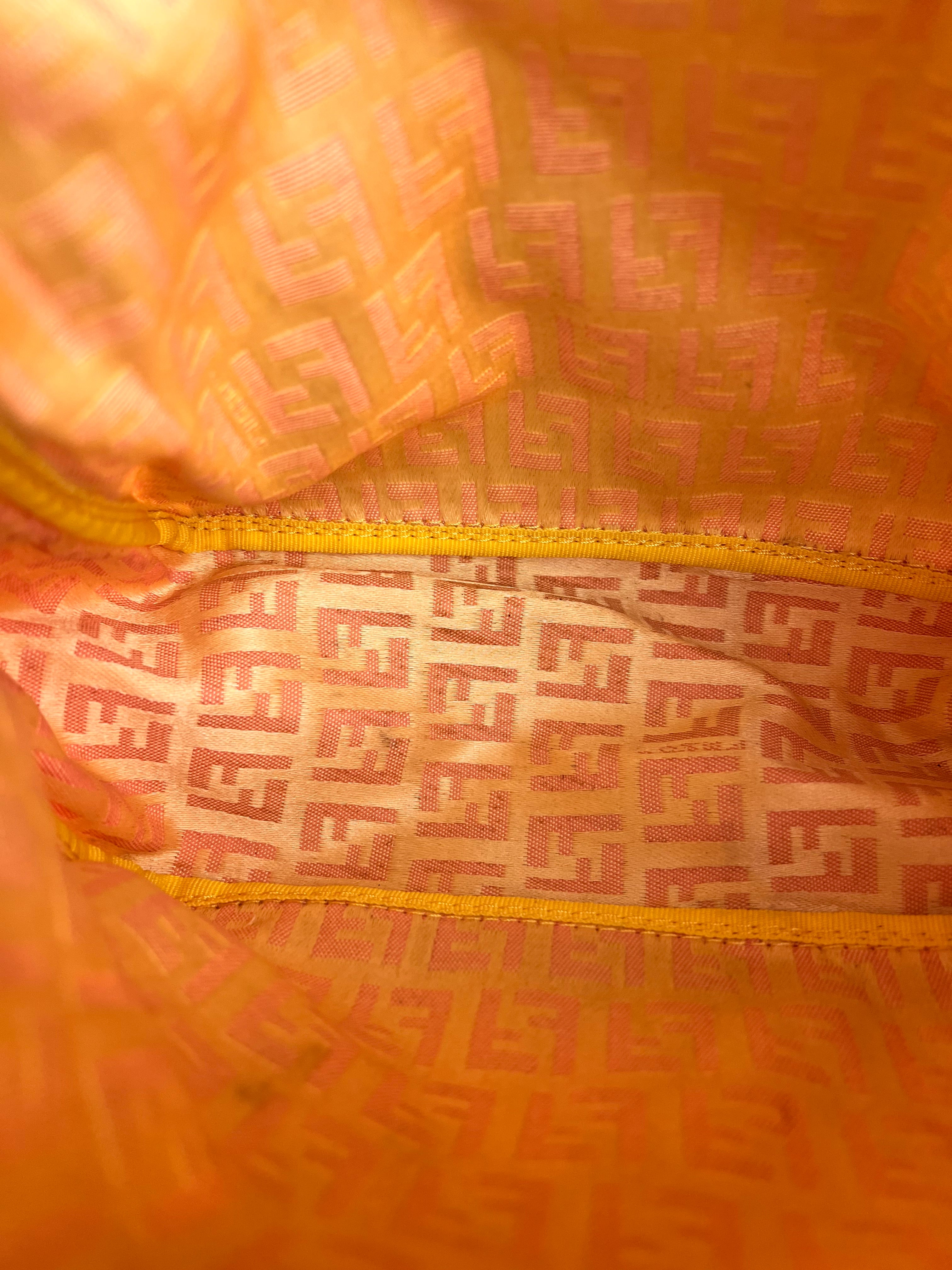 Fendi Vintage Pink Zucca Pochette