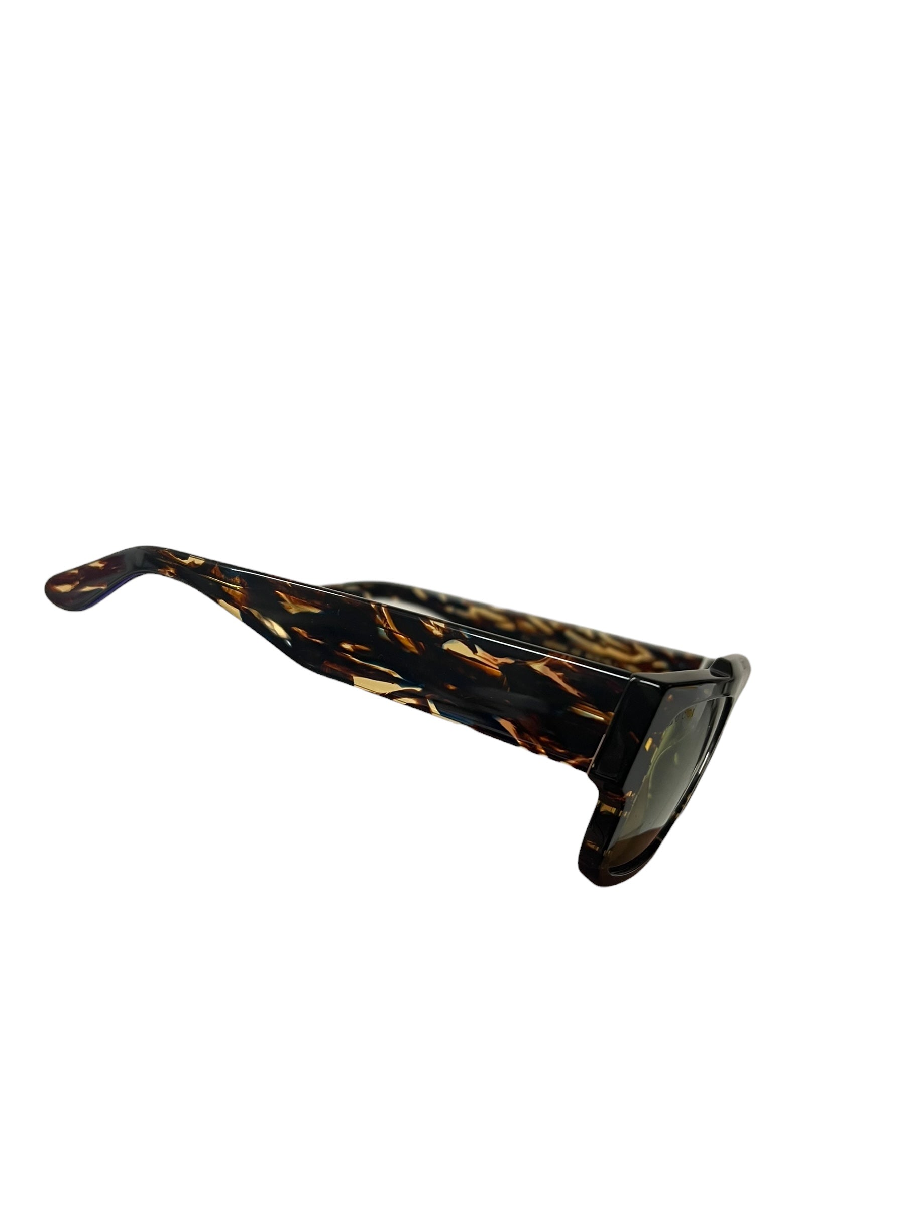 Gucci GG1460S Rectangular Tortoise Acetate Sunglasses