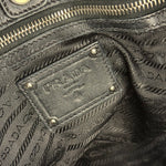 Prada Nappa Leather Ruffle Hobo Shoulder Bag
