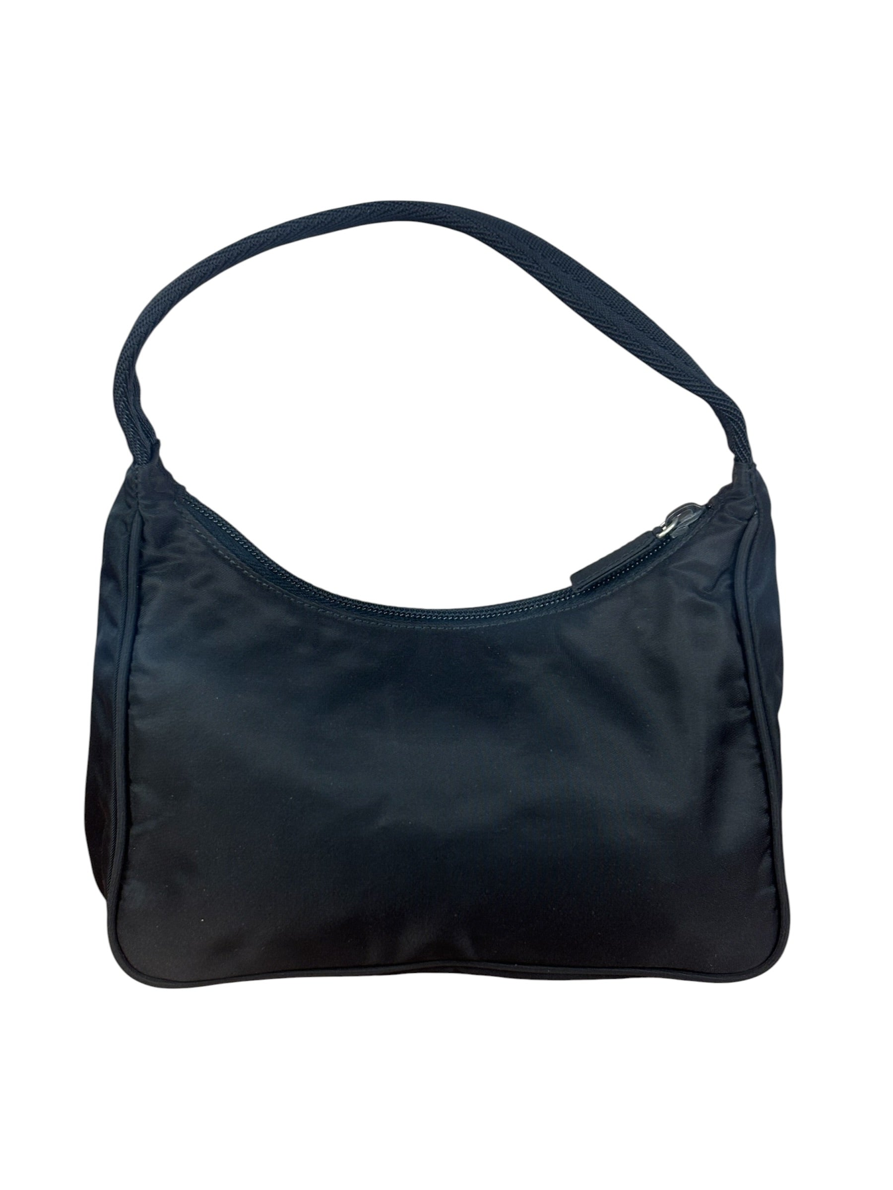 Prada Vintage Black Nylon Pochette