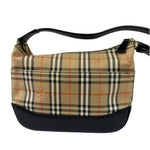 Burberry Haymarket Check Shadow Horse Canvas Shoulder Bag