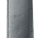 Louis Vuitton Black New Wave Belt