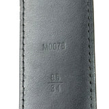 Louis Vuitton Black New Wave Belt