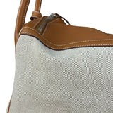 Hermes Toile Swift Canvas/Leather Lindy 30 Beige/Brown 2007